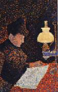 Paul Signac Woman by Lamplight china oil painting reproduction